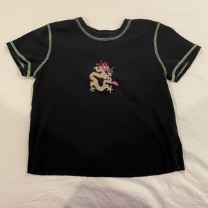 John Galt cropped tee